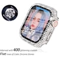 thumbnail image 5 of 4-Pack Compatible with Apple Watch Case 38mm Protective Bumper with Screen Protector, 200 Crystal Diamond Bling Cases Cover for Apple Watch Series 3 2 1, Rose Gold/Pink/Rainbow/Clear, 38mm, 5 of 5