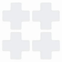 Brady Floor Tape,White,2 inx5 in,Cross,PK20 104471