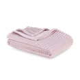 thumbnail image 3 of Mainstays Textured Plush Oversized Couch Throw Blanket, Pink Smoke, 50 x 72 in, 3 of 6