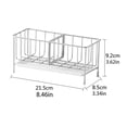 thumbnail image 4 of Soporte De Esponja De Acero Inoxidable 304, Organizador Multifuncional Para Fregadero De Cocina, Bandeja Para Fregadero, Escurridor, Cepillo, Soporte Para Jabón Para Cocina Sweethay HA017200-00, 4 of 6