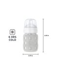 thumbnail image 5 of Lifefactory 8-Ounce Stainless-Steel Vacuum-Insulated Wide-Neck Baby Bottle with Sippy Nipple, Stone Gray, LS2251WCG4, 5 of 7