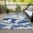 thumbnail image 6 of Addison Rugs Chantille Indoor/Outdoor Transitional Abstract Navy Washable Rectangle Rug, 8' x 10', 6 of 6