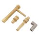 thumbnail image 1 of Herramienta De Llave De Acoplador Rápido, Resistente Y Duradera Llave De Rociador De Acoplador Rápido Latón Y Acero Inoxidable G3/4 Para Agricultura, 1 of 7