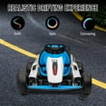 thumbnail image 3 of Lumiparty Go Kart for Kids, 24V Drift Kart with 200W*2  Powerful Motor, 7AH Big Battery, 8.1MPH High Speed, Electric Pedals, Music, Horn, Electric Go Kart Outdoor Race Toy, Blue, 3 of 9