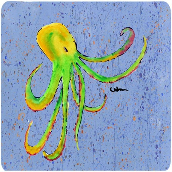 Octopus Foam Coasters - Set Of 4