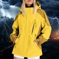 thumbnail image 2 of dGslk Women's Waterproof Ski Jacket, Windproof Winter Coat with Hood, Warm Fleece Lined Outdoor Snowboard Jacket for Hiking, Camping, and Snow Sports Yellow 2XL, 2 of 2