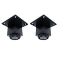 thumbnail image 1 of Uxcell 2" Patas de Muebles Ajustables para Sofás y Estantes, Reemplazo de Altura de Piernas de Aleación de Aluminio Negro 2pcs, 1 of 7