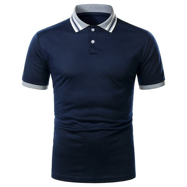 Aqestyerly Men's Stand Collar Shirt Short Sleeve Print Casual Button Top Summer Fashion Blouse Lightweight Comfortable T-Shirt HWRETIE