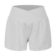 thumbnail image 5 of Riforla Women's High Waisted Running Shorts Lined Workout Athletic Short Shorts for Women Grey S, 5 of 5