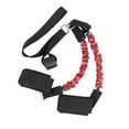 thumbnail image 2 of Banda de resistencia, cuerda de tracción, rueda abdominal, equipo de gimnasio para fitness y yoga. rojo 65cm, 2 of 9