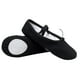 thumbnail image 1 of 1 par de zapatillas de ballet ligeras, antideslizantes, con cordón elástico y para yoga, talla 30 (negras)., 1 of 5