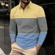 thumbnail image 1 of Blusa y camisa de manga larga con cuello vuelto para hombre, informal, con cuello vuelto, estampado, para fitness, deportiva, de manga larga, de poliéster, 1 of 5