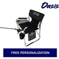 thumbnail image 5 of Oasis Premium Director Fishing Chair with Rod Holder - Folding Aluminum Chair with 10 Years Warranty - Personalized Name/Logo/Brand Imprinted, 5 of 8