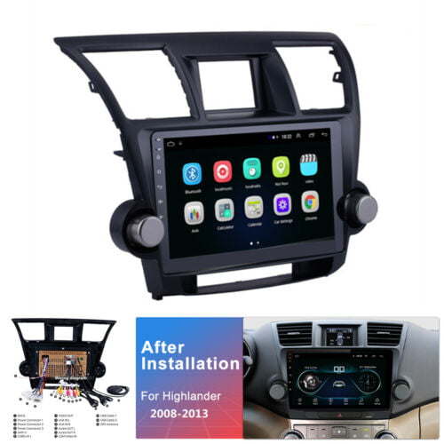 Magical HD Android Car Radio Player Kit GPS Navigation Fit for Toyota Highlander 