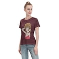 thumbnail image 4 of T-Shirt Basique à Manches Courtes pour Femmes Detective Conan Haihara Ai, 4 of 6