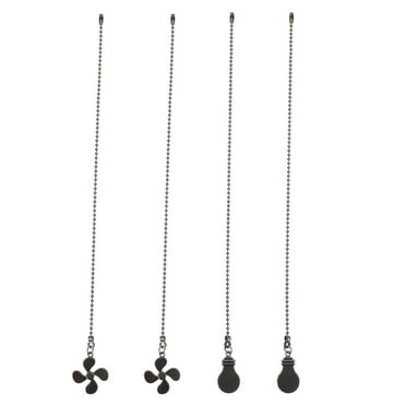 Zipper Extender Ceiling Fan Pulls Light Bulb Fan Beaded Wall Lamp Pull Chain Metal 36.00X2.50X0.20CM