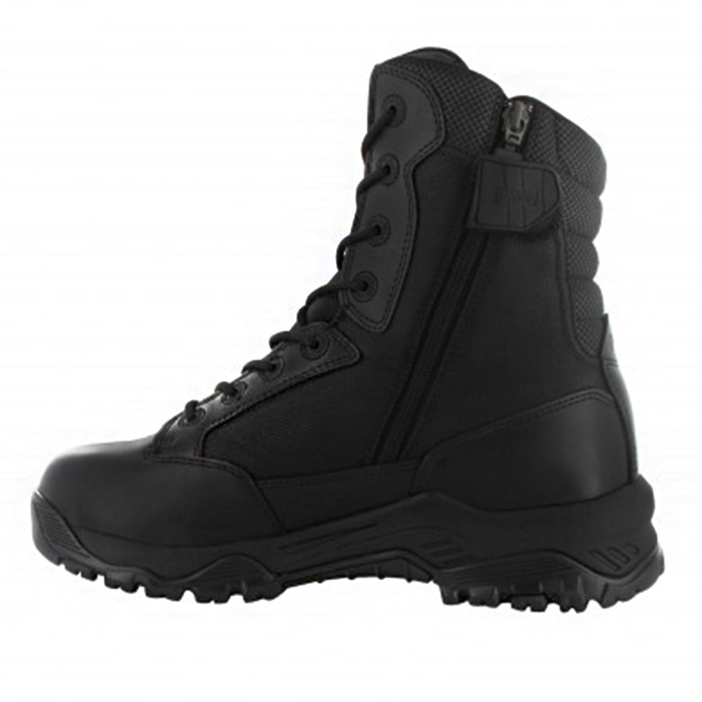 magnum strike force 8.0 side zip waterproof boots black