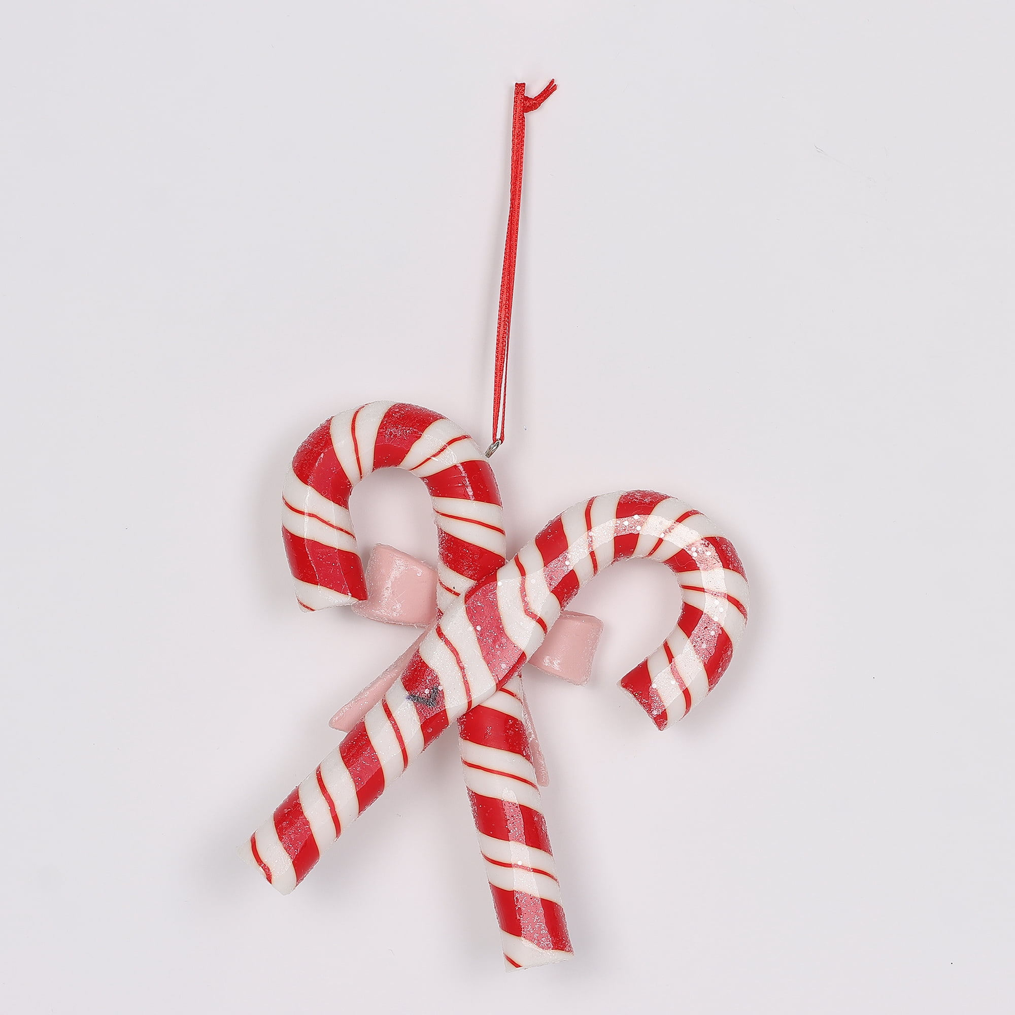 Clay Candy Cane Christmas Ornament, 4.5 in, by Holiday Time