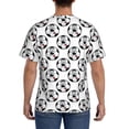 thumbnail image 3 of Bixox Men's Happy Football Printed Short Sleeve Skinny Athletic T-Shirt, 3 of 6