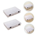 thumbnail image 6 of WEUVEB Small Parts Organizer Box with Compartments White 2Pcs, 6 of 8