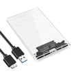 thumbnail image 2 of Caja de disco duro de 2,5 pulgadas para SSD de 2,5 pulgadas, carcasa Claro perfke  Caja de disco duro, 2 of 7