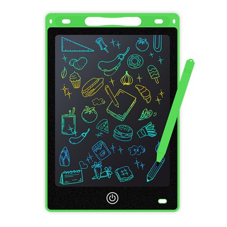 LCD Writing Tablet Graffiti Board, 10-inch Color Drawing Board, Children's Travel Essentials, Toddler Toys for Girls and Boys ,Green