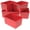 Red, variant on Storex Wide Plastic Book Bin, Paper Storage for Children, Assorted Colors, 6-Pack