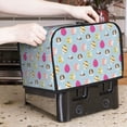 thumbnail image 6 of Rateoe Happy Easter Pattern Toaster Covers 2 Slice Wide Slot,Bread Machine Cover,Bread Dust Cover & Fingerprint Protection,Appliance Covers, 6 of 7