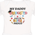 thumbnail image 4 of Inktastic My Daddy Graduated and I'm Super Proud Boys or Girls Long Sleeve Baby Bodysuit, 4 of 5