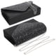 thumbnail image 2 of (00041074- Black) - Women's Evening Bag Envelope Rhinestone Party Prom Clutch Handbag Wedding Purse Shoulder Bag, 2 of 5