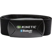 Angle View: Kinetic Heart Rate Strap and Sensor with Bluetooth Smart: Black