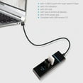 thumbnail image 4 of USB Hub, Atolla 4-Port USB 3.0 Hub with 4 USB 3.0 Data Ports, Elegant Look,no Seams or Screws,saves More Space and Is Portable. BLACK, 4 of 8