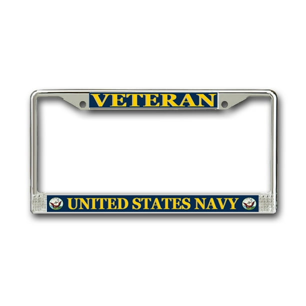 U.s. Navy Veteran License Plate Frame - Walmart.com - Walmart.com