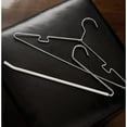 thumbnail image 4 of The Great American Hanger Company Open Ended Metal Bottom Hanger w/ White Non-Slip Coating, Box of 25 Strong and Sturdy Metal Pants Hanger, 4 of 4