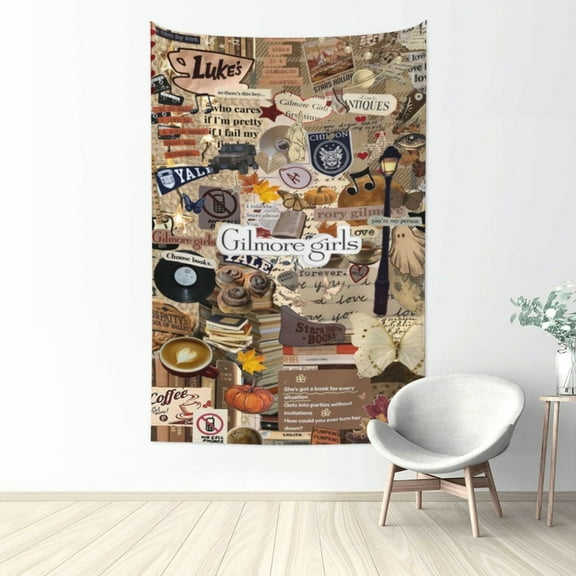 Gilmore Girls Tapestry Wall Hanging, Art Poster Decor Tapestries for Bedroom Living Room Dorm Home Party, 60"x40"