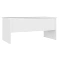 thumbnail image 3 of vidaXL Coffee Table White 102x50.5x46.5 cm Engineered Wood, 3 of 5