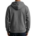 thumbnail image 5 of Men's Oversized Zip Up Hoodie Fleece Sweatshirts with Pockets Fall Clothes Outfits Long Sleeve Winter Jackets Relaxed Fit Coat M, 5 of 6