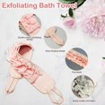 thumbnail image 2 of Pack Exfoliating Back Brush, Reversible Handle, Shower Sponge Accessory (Pink, Gray), 2 of 4