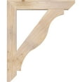 thumbnail image 3 of Ekena Millwork 5 1/2"W x 40"D x 48"H Funston Slat Smooth Bracket, Douglas Fir, 3 of 4