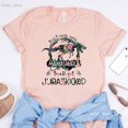 thumbnail image 3 of Camiseta con estampado gráfico de Jurassic Park, color rosa y gris, ropa para mujer 2024, camiseta de dinosaurio R-Rex, camiseta Harajuku para mujer, camisetas de verano, 3 of 4