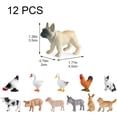 thumbnail image 6 of Vjnyvs 12 Pcs Mini Animals Figures, Farm Animals Toys for Cupcake Toppers, Learning Educational Toys, Birthday Party Favors Gift, 6 of 7