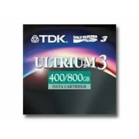 TDK 1/2" Ultrium LTO-3 Cartridge, 2200ft, 400GB Native/800GB Compressed Capacity