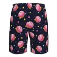 thumbnail image 6 of Kdxio Cartoon Donut Planets Pattern Mens Casual Shorts - Drawstring Summer Beach Sports Shorts for Men, 6 of 9