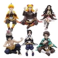 thumbnail image 1 of 6 Pack Anime PVC Statue Doll Figurine Ornaments Anime Collection Model Toy for Bedroom Bedside Living Room, 1 of 4