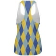 thumbnail image 2 of Hanukkah Jester Harlequin Costume All Over Womens Work Out Tank Top Multi MD, 2 of 2