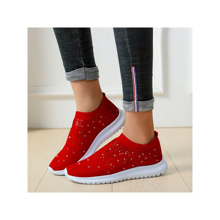 Rhinestone clearance sock sneaker