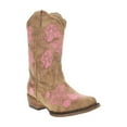 thumbnail image 2 of Roper Girls Riley Floral Embroidered Snip Toe Pull On Cowboy   Mid Calf Boo, 2 of 5