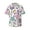 Summer With Flamingo, variant on Sushi Salmon Surfing Print Men's Wrinkle Free Untucked Cuban Shirt Business Casual Button Down Shirts Short Sleeve Shirt