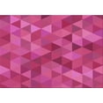 thumbnail image 1 of Ahgly Company Machine Washable Indoor Rectangle Transitional Neon Pink Area Rugs, 3' x 5', 1 of 7