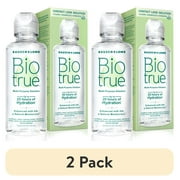 (2 pack) Biotrue Original Multi-Purpose Contact Lens Solution and Cleaner with Lens Case, 4 fl oz